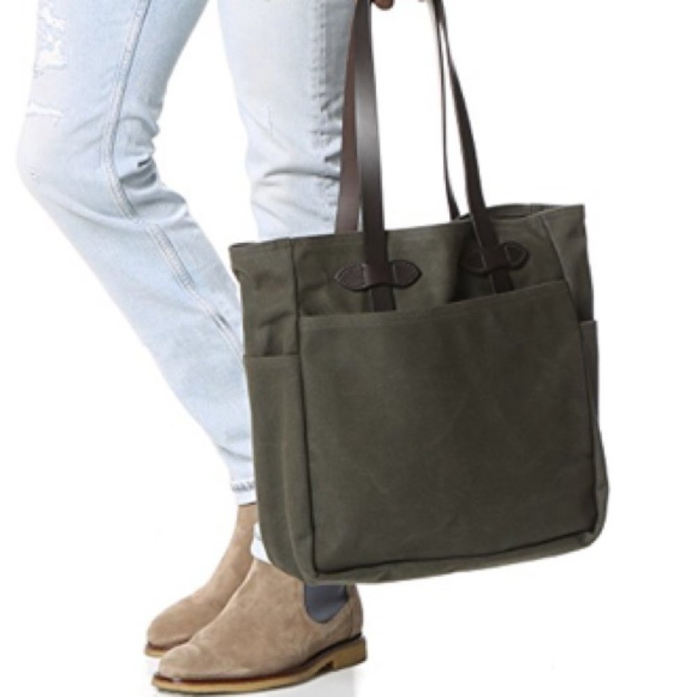 Filson Rugged Twill Tote Bag, Green